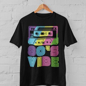 80’s Vibe Adult T-Shirt - Retro music inspired tee